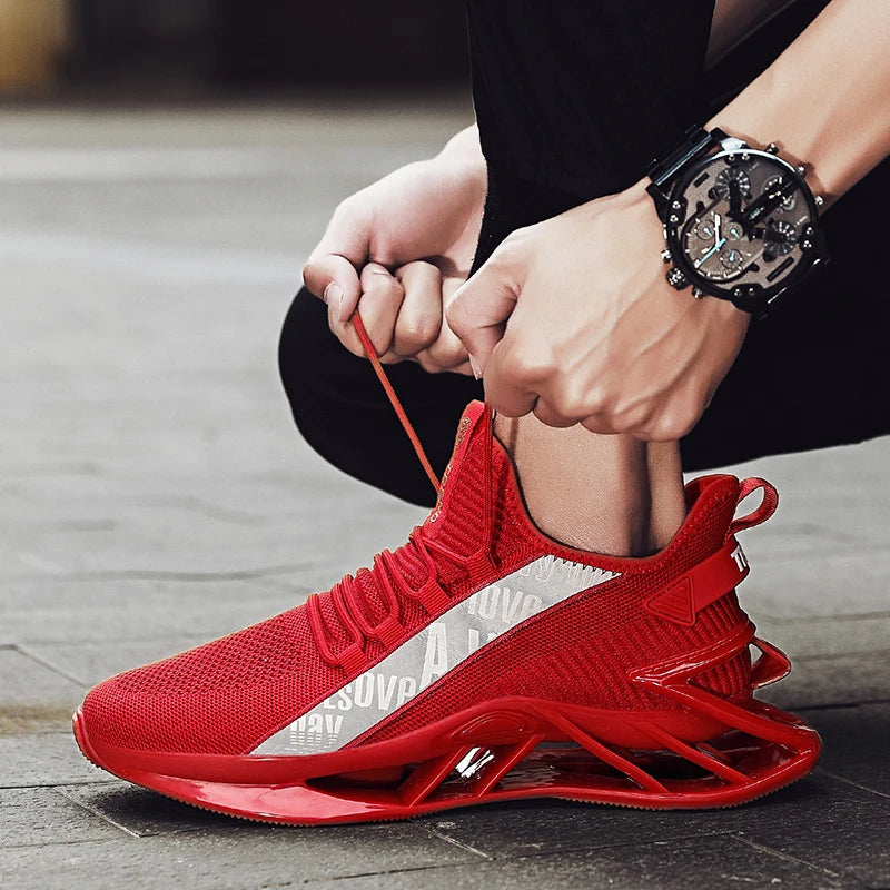 Men's Breathable Casual Sneakers Luxury Trainer Fashion Running Shoes - Comfortable Tenis for Men And Women