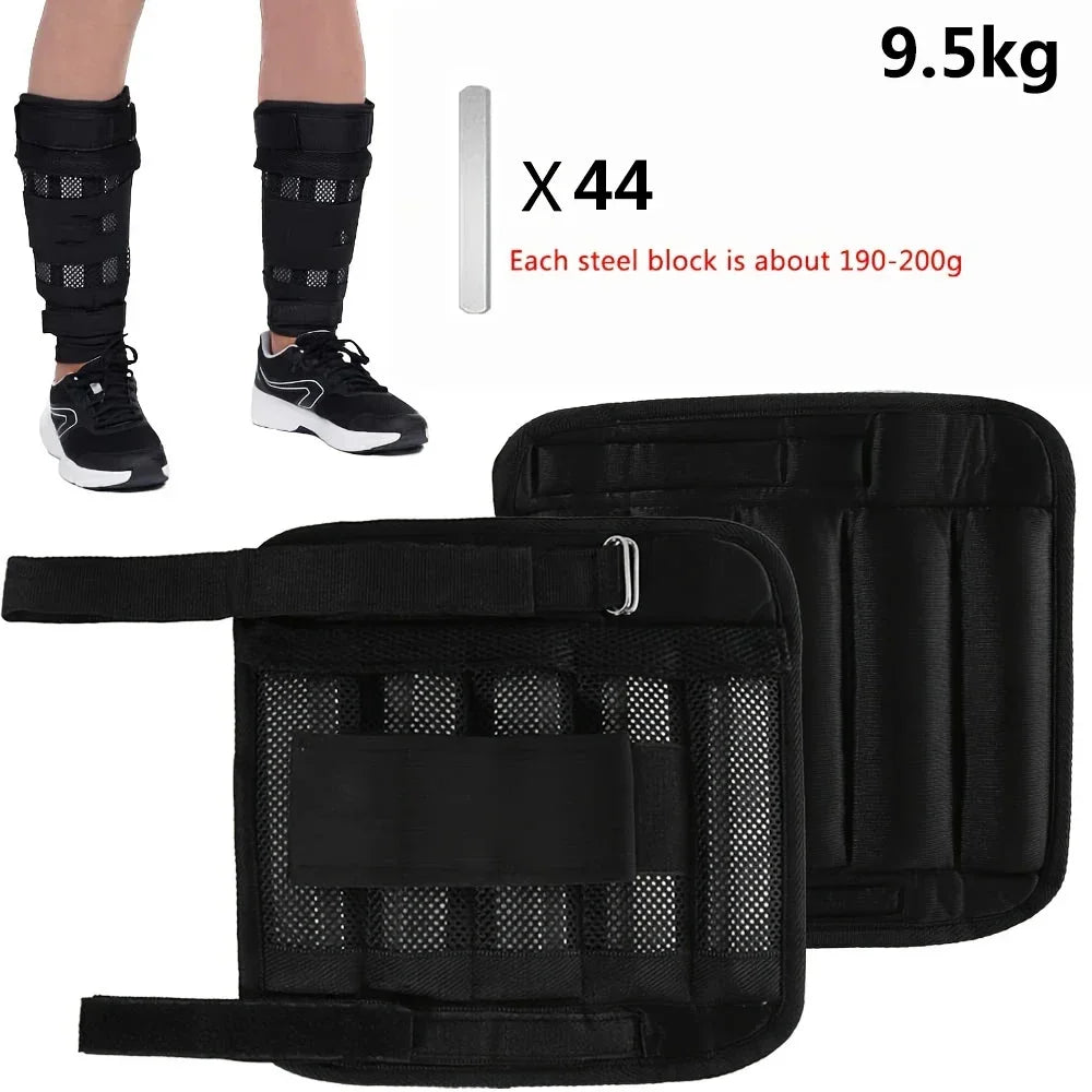 Adjustable Weight Vest And Ankle And Wrist Weights For Training