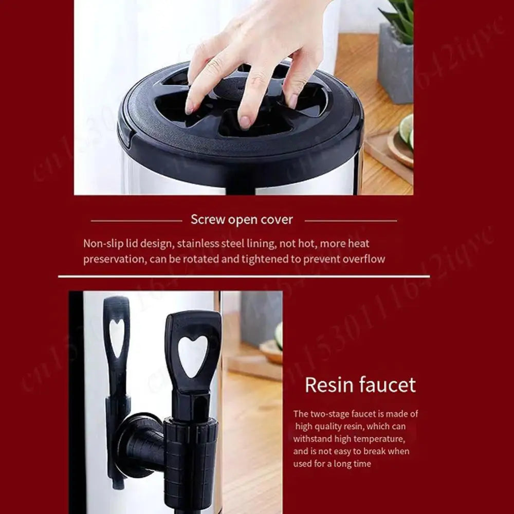 Shunmaii Stainless Steel Insulated Beverage Dispenser With Faucet
