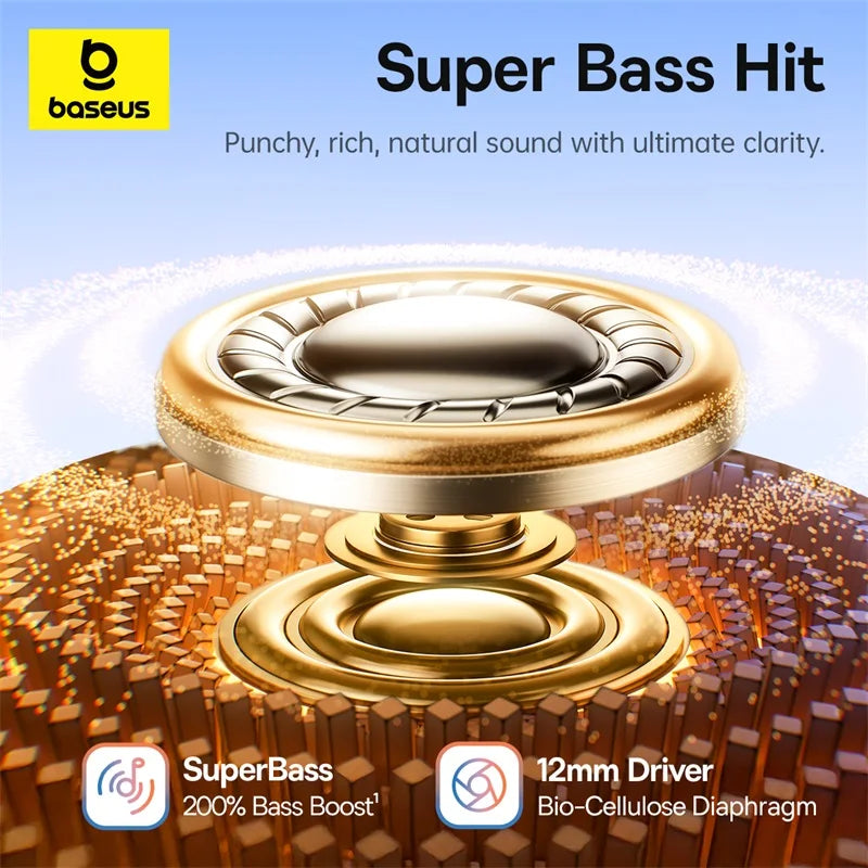 Baseus BC1 Open Ear Buds With Four Mic Clear Calls