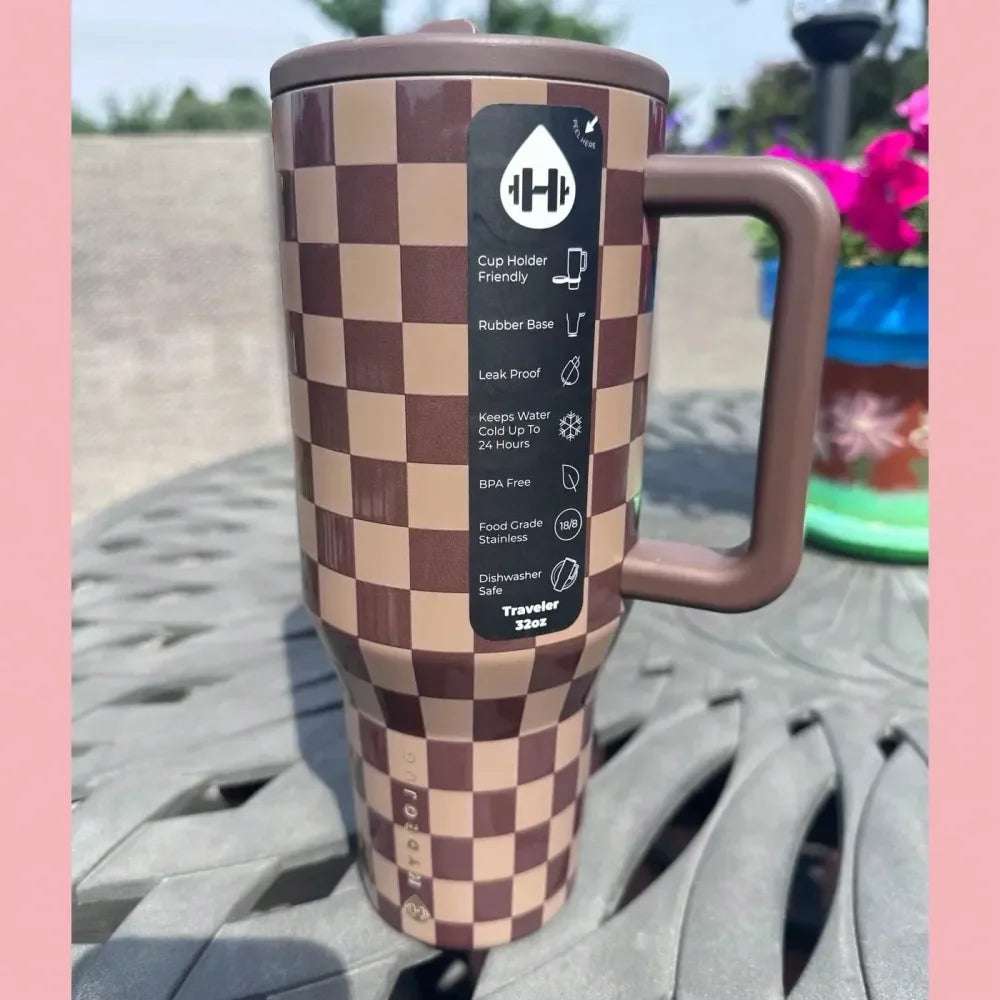 XMSJ Traveler Bottle Leak Resistant Tumbler With Flip Straw
