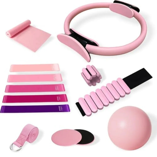 YAO HUI HUANG Pilates Equipment Kit with Ring Ball Set