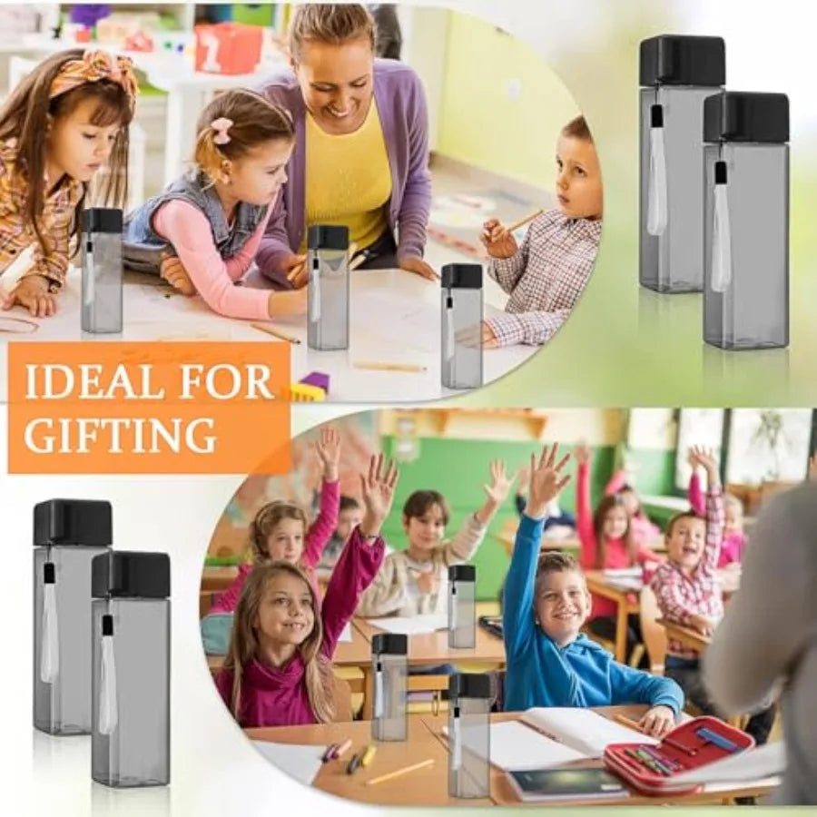 30 Pcs Water Bottle Bulk 17 oz Reusable Leak Proof Portable Bottles Plastic Sports Drink Bottles Large for Adults for School Cl