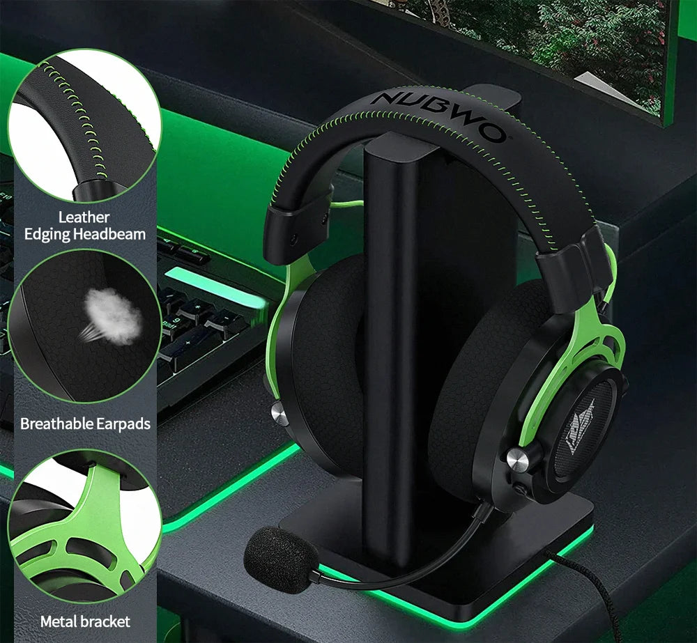 NUBWO G03 Wireless Gaming Headset With Dongle