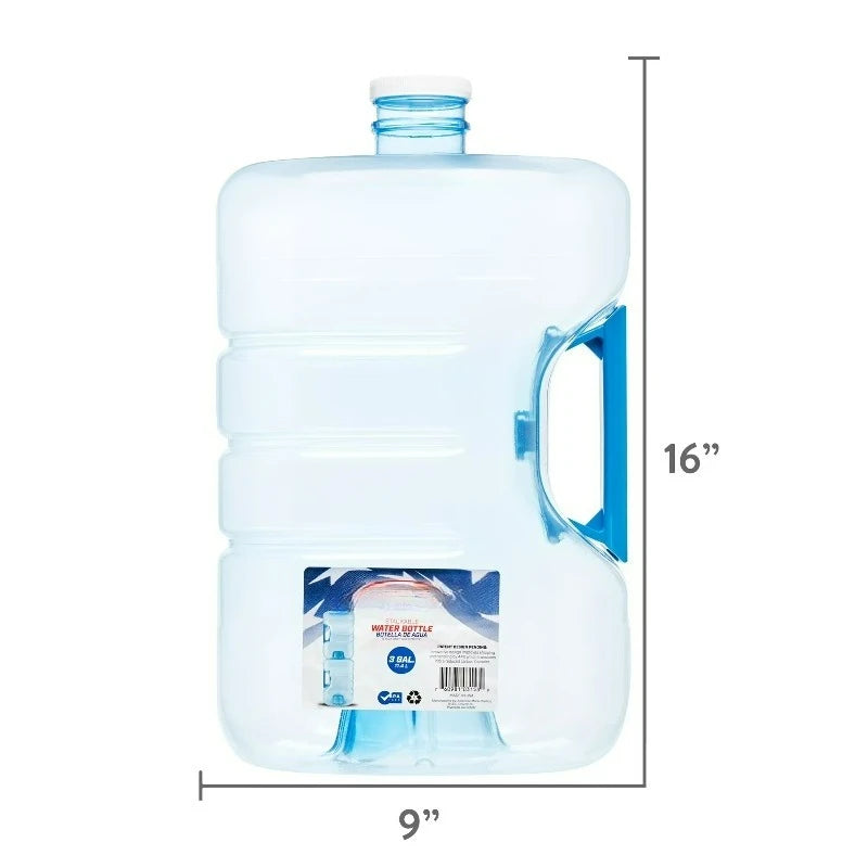 (2 pack)  Stackable & Refillable Water Gallon (3gal)
