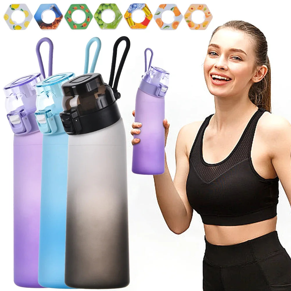 Alloet Leak-Proof Flavored Water Bottle With 7 Flavor Pods