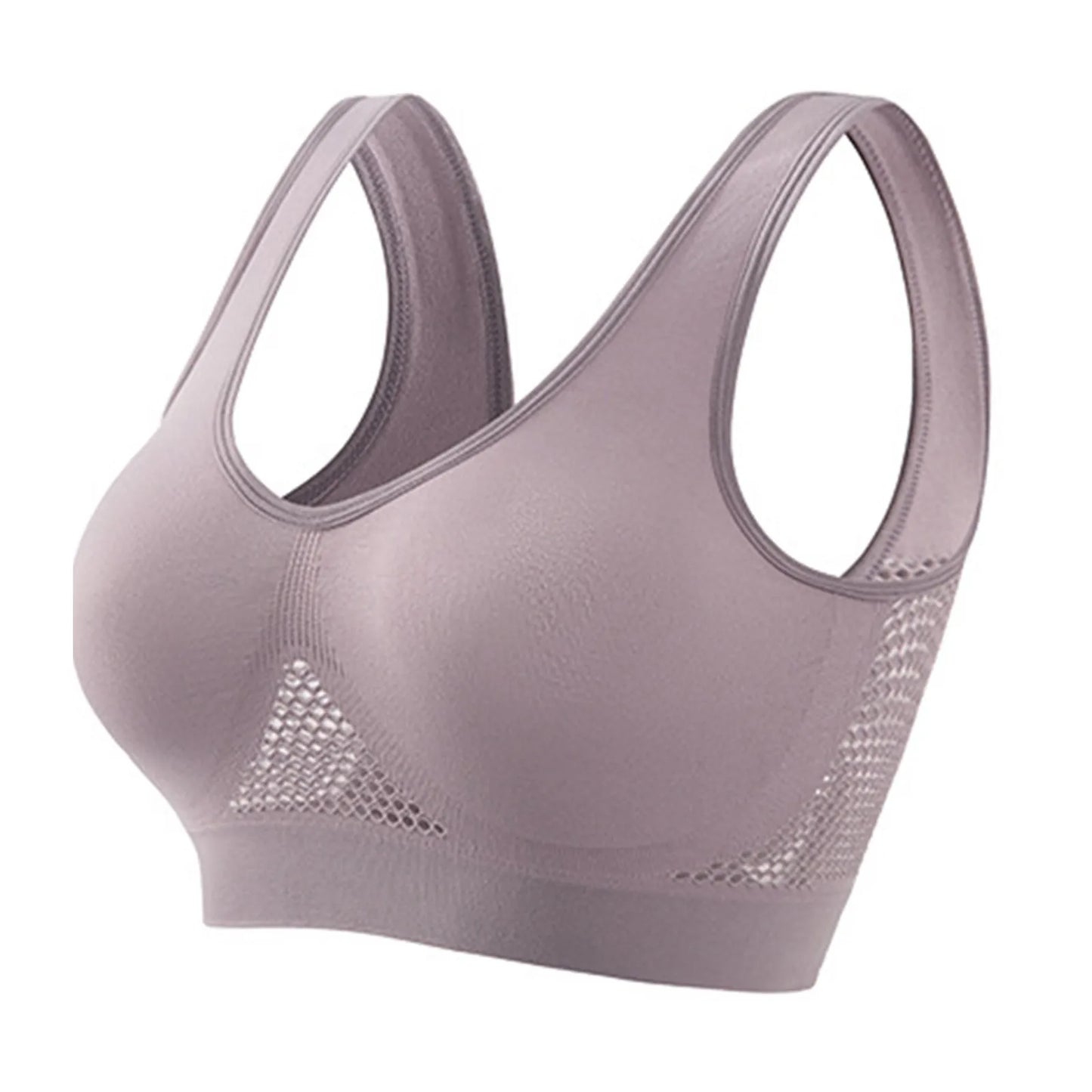 Womens Running Sports Bra Shockproof Soft Support Yoga Vest