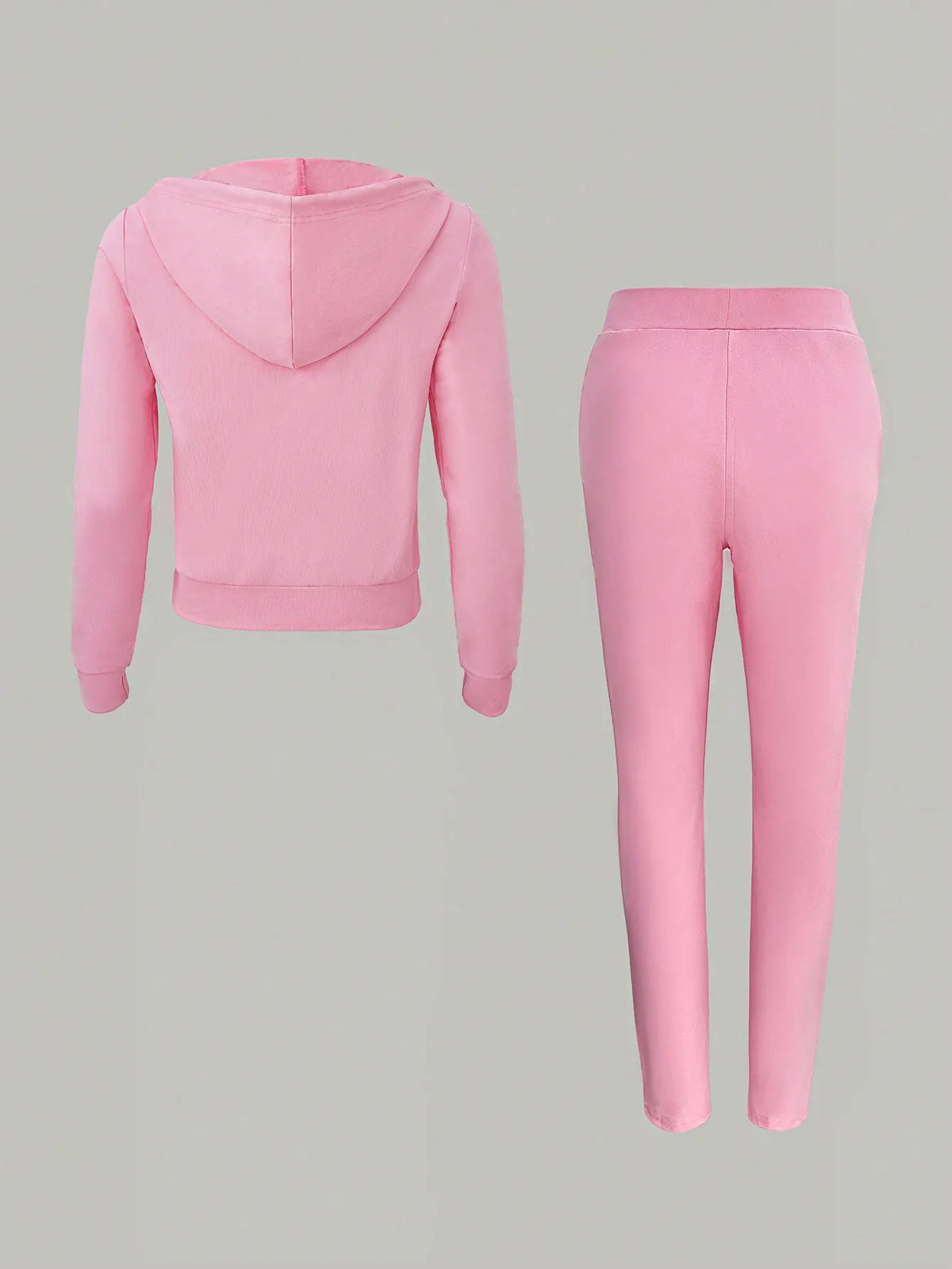 Women's Two Piece Hoodie and Jogger Sweatpants Sportswear Set