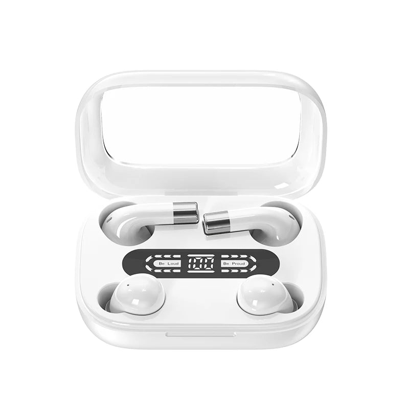 2in1 Wireless Headphones Bluetooth Earphones, Mini Sleeping Earbuds, Dual Sound Bass HIFI 4D Effects Headset, Intelligent Noise Reduction Wireless Earphone, Office, Leisure, Sports, Sleep, Essential Partners, Ultra Long Batte