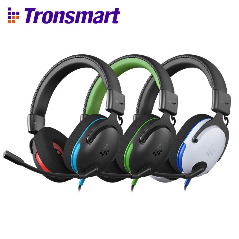 Tronsmart G10 Multiplatform Wired Over-the-Ear Gaming Headset for PC, PS5, PS4, Xbox Series X|S, Xbox One, Nintendo Switch, Mobile