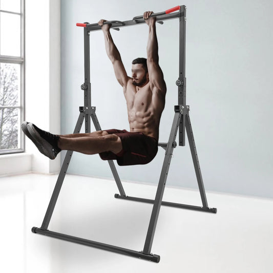 Pull Up Bar Dip Station Power Tower For Home Fitness