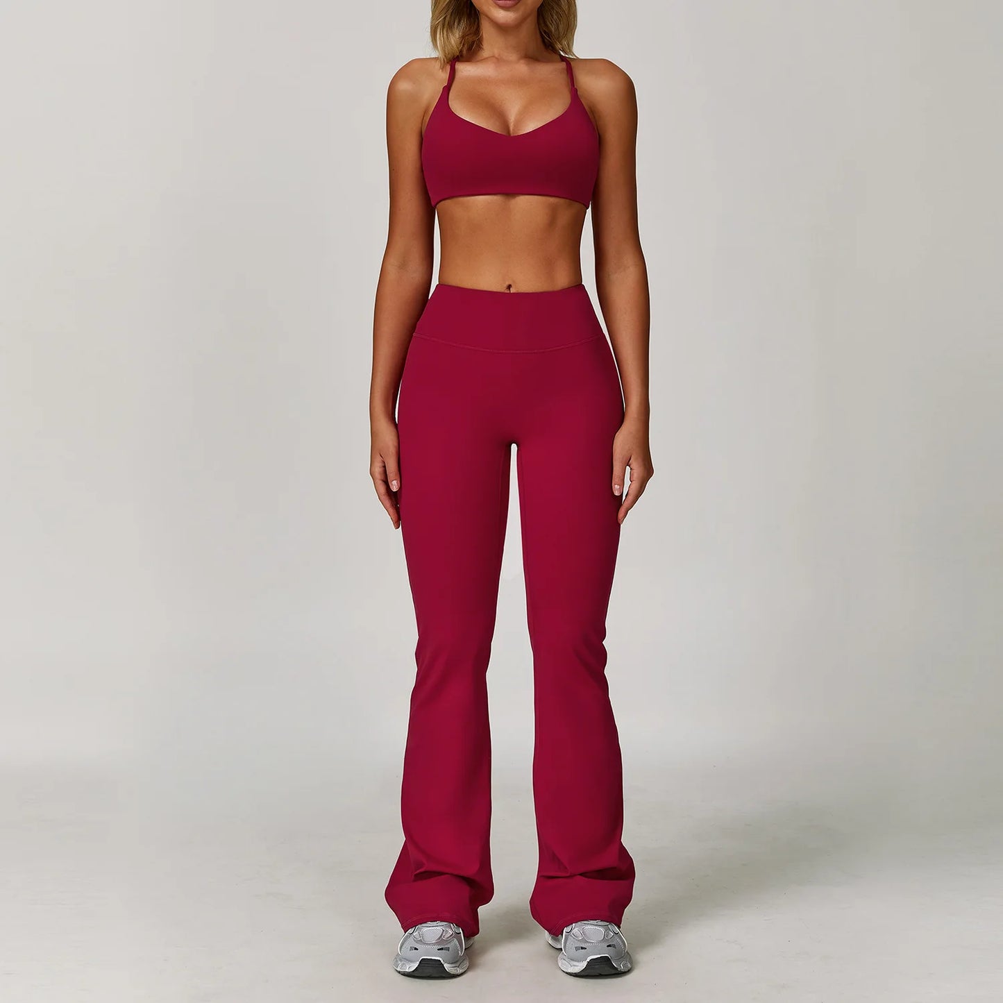 Womens Gym Set Yoga Wear Bra Jacket Leggings Shorts