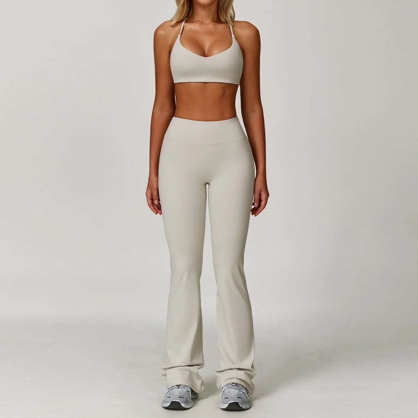 Womens Gym Set Yoga Wear Bra Jacket Leggings Shorts