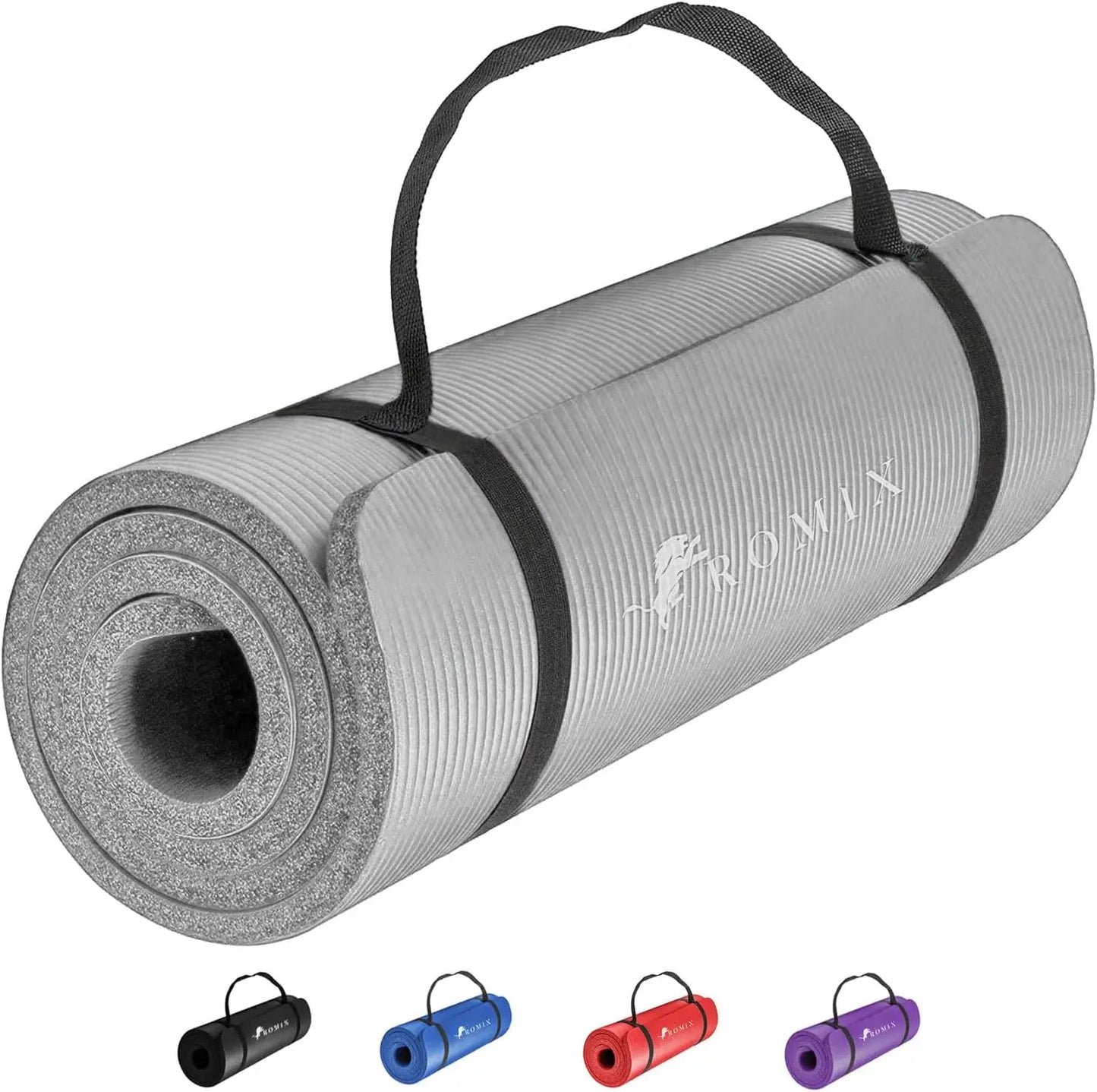 Yoga Mat Non-Slip Extra Thick Cushioning for Home Workouts