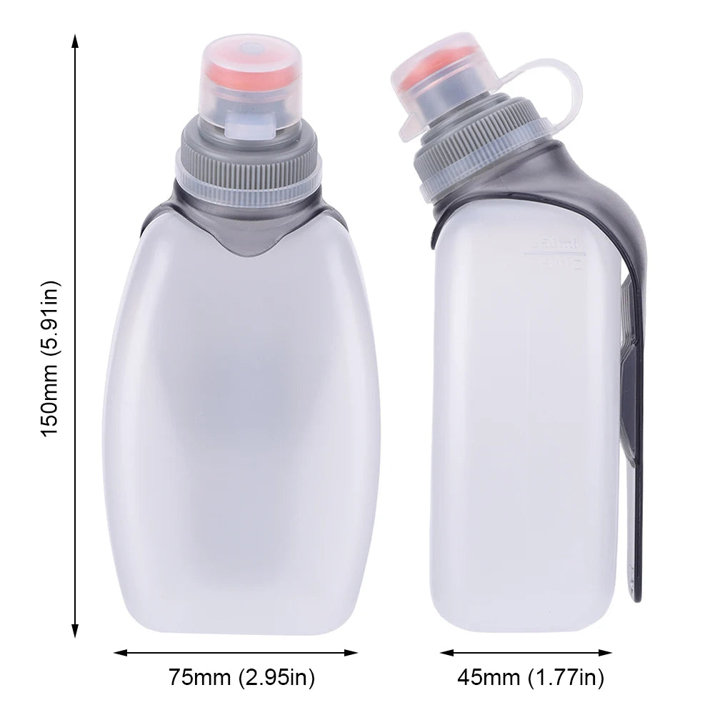 Shunmaii Arc Water Bottle Waist Flask Leakproof For Sports