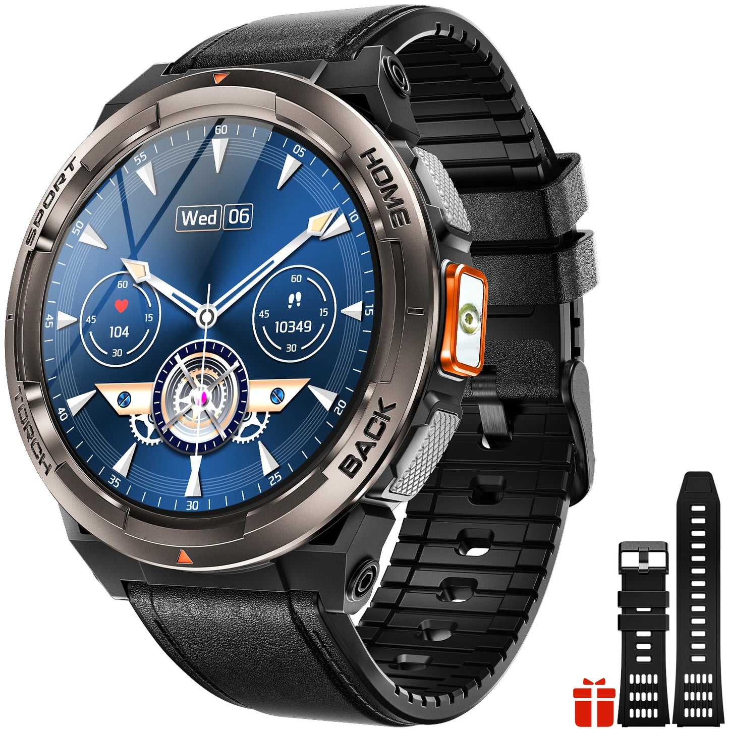EIGIIS KE5 Smart Watch With Compass And Altitude Barometer Waterproof