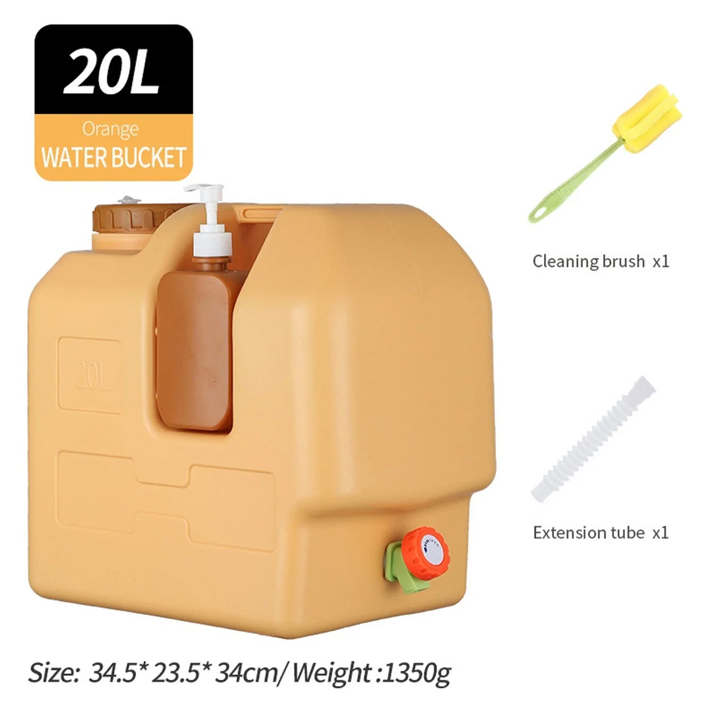 Emergency Water Container Portable Camping Water Bag With Spigot