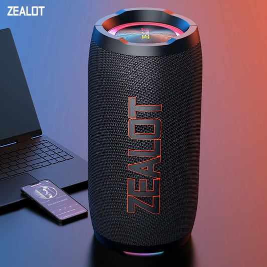 Zealot S76 50W Portable Waterproof Bluetooth Speaker With Stereo Bass