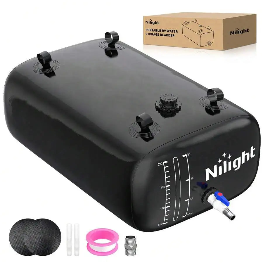 Nilight Foldable Potable Water Storage Bladder Tank for RV Camping
