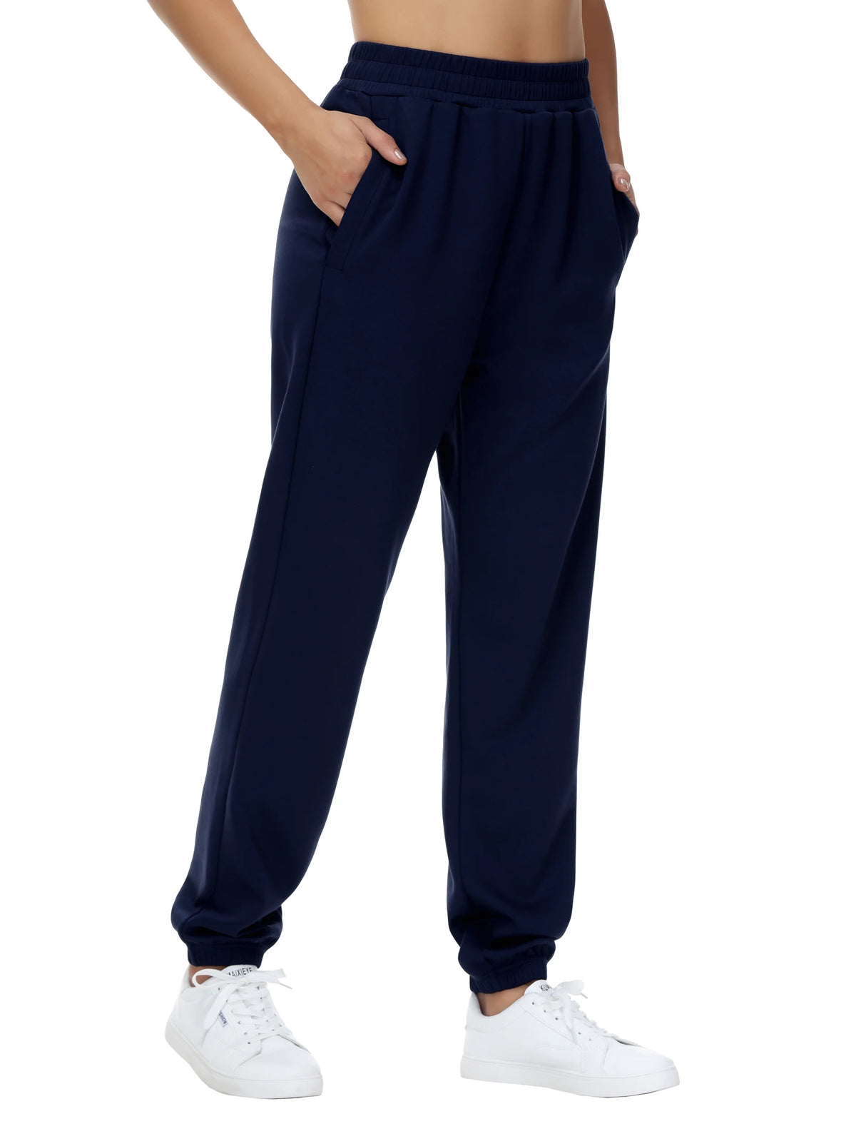 THE GYM PEOPLE Women's Baggy Cinch Bottom Sweatpants With Pockets