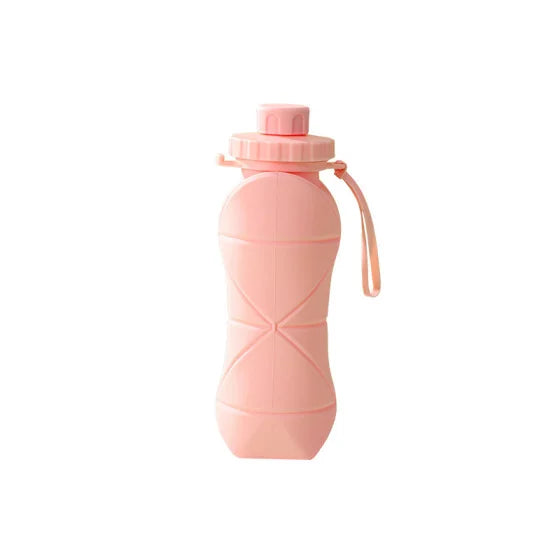Silicone Water Bottle Folding Portable Reusable For Outdoor Activities