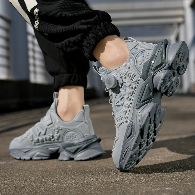 Lexsan Men's Casual Sneakers Breathable Running Shoes For Everyday Comfort