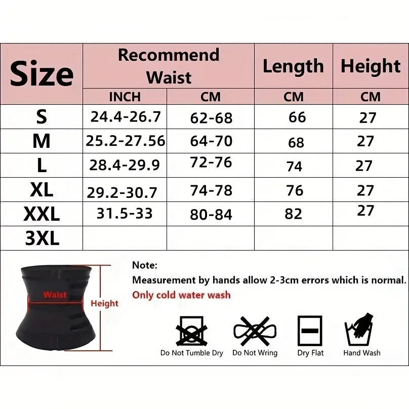 Waist Trainer Slimming Body Shaper Fitness Belt For Workout