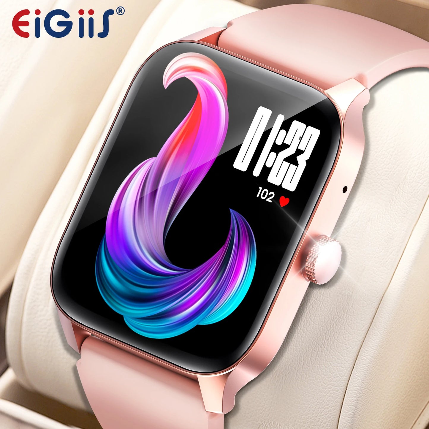 LaNikar QS56 Smart Watch Bluetooth Call Health Monitor