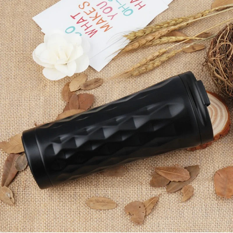 Stainless Steel Insulated Travel Mug For Coffee Tea And Water