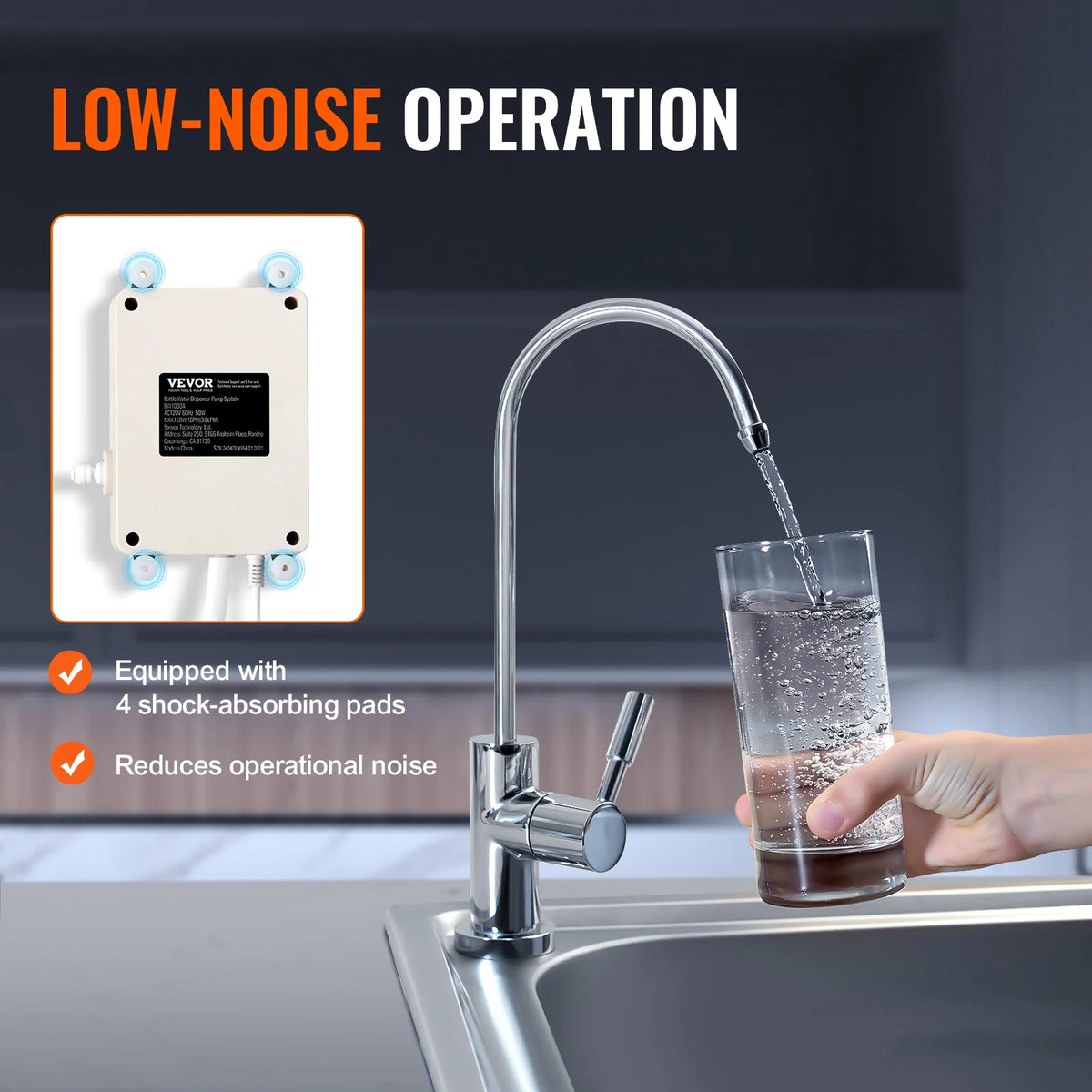 SucceBuy Automatic Bottled Water Dispenser Pump System for Home Use