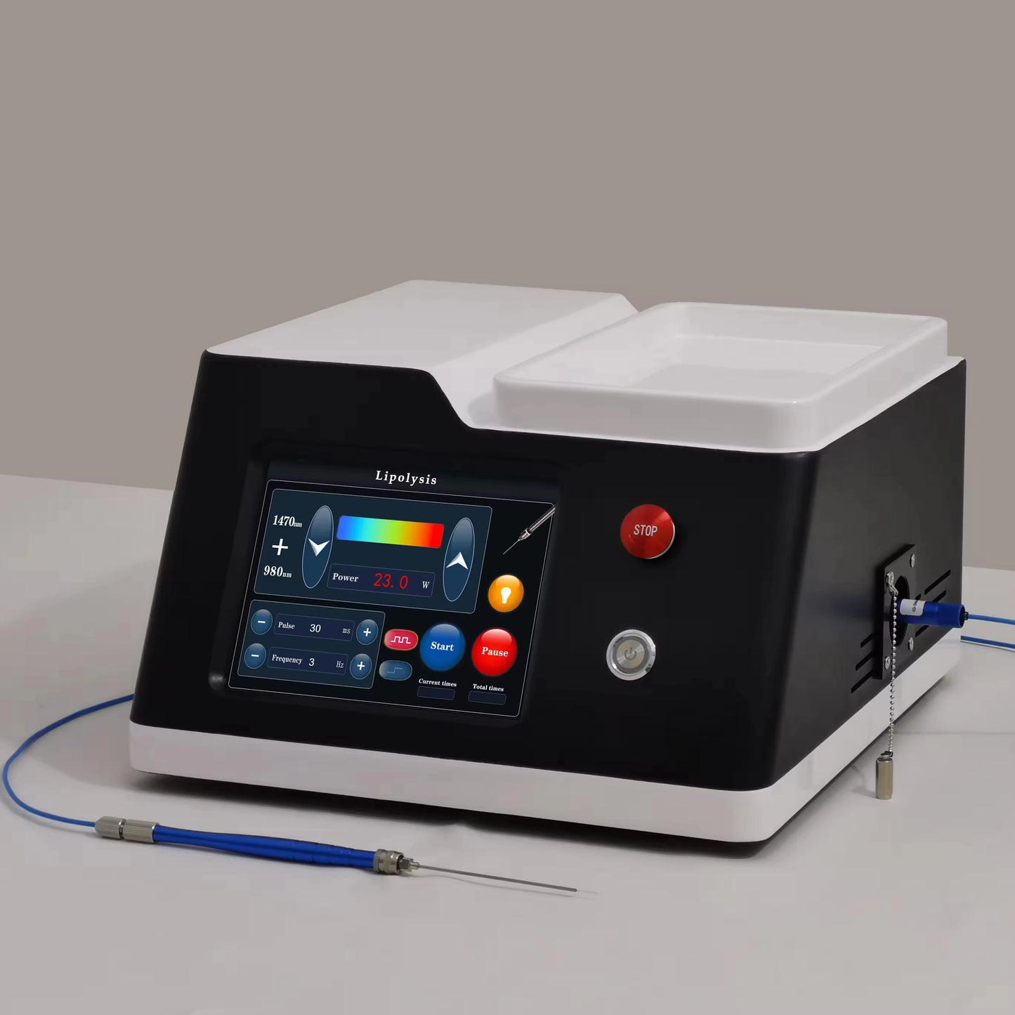 Portable Facial Lifting Laser Machine 980nm 1470nm Body Skin Tightening