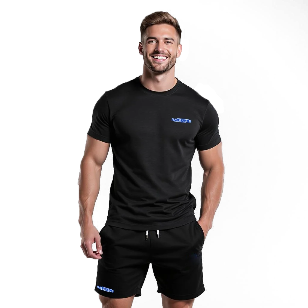 Men's 2-In-1 Fitness Training Shorts Built-In Pocket