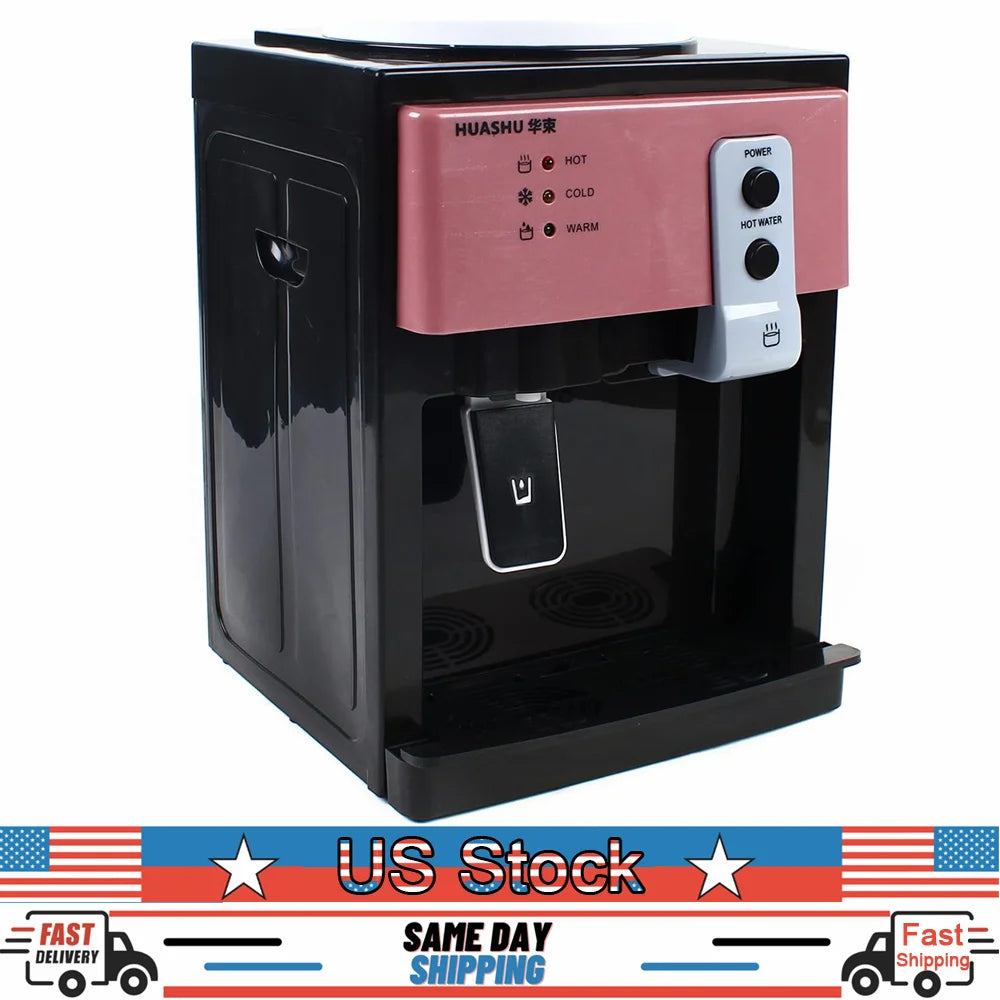 Top Loading Water Cooler Water Dispenser, 5 Gallon Hot and Cold Water Dispenser 3 Temperature Settings Hot Cold & Room Water Detachable Collection Box & Excellent Heat Dissipation for Home Office Etc