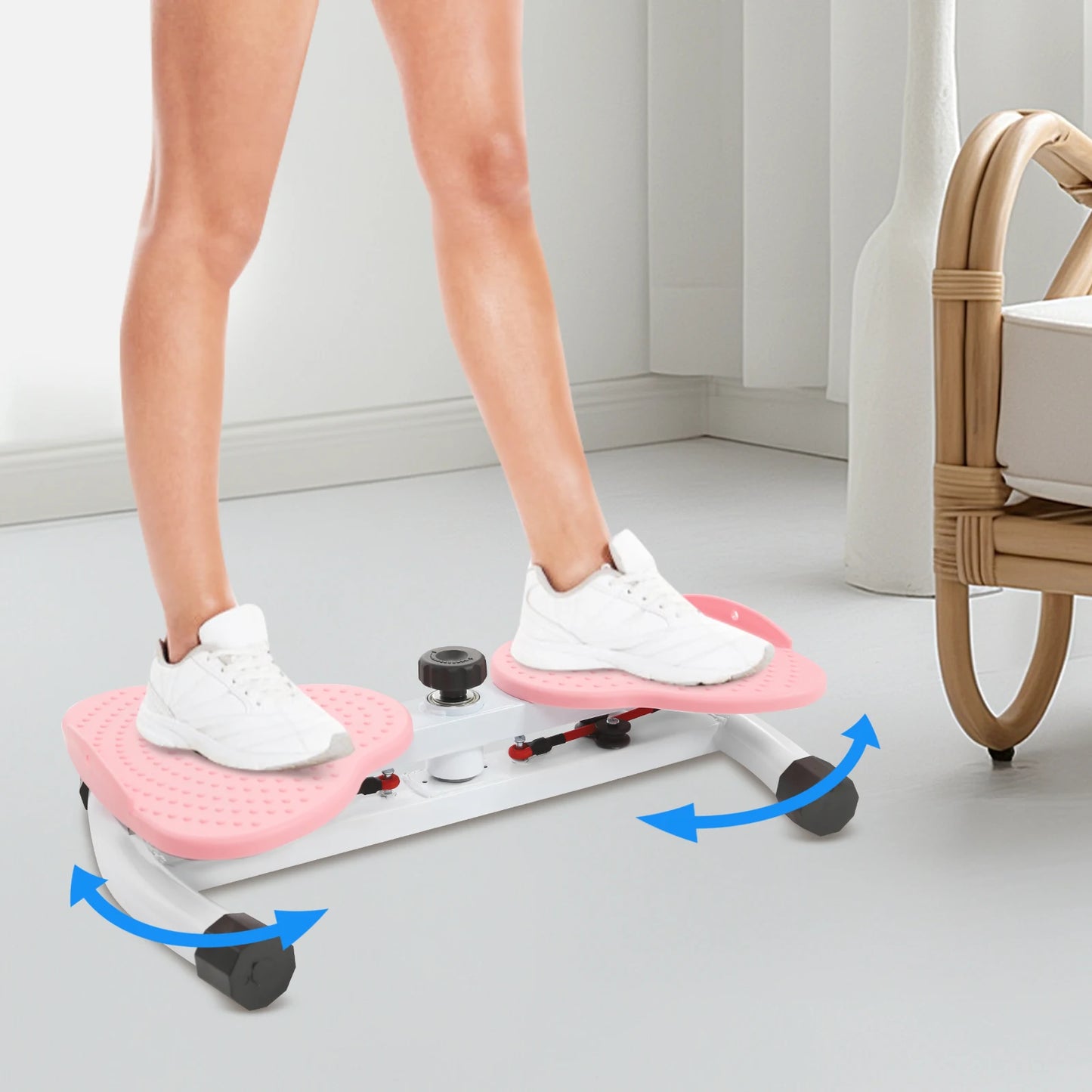 Waist Twister Exercise Machine With Resistance Bands 220 Lbs Capacity