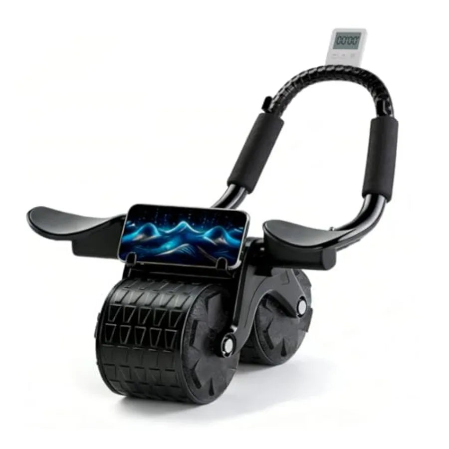 YAO HUI HUANG Abdominal Roller Wheel With Timer Elbow Support