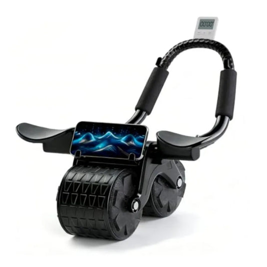 YAO HUI HUANG Abdominal Roller Wheel With Timer Elbow Support