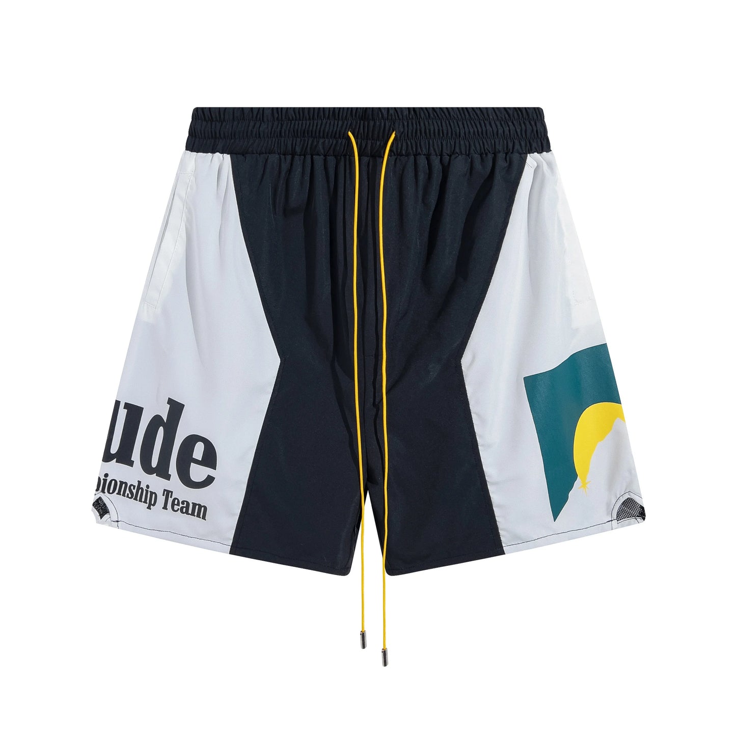 2026 Rhude High Street Trend Casual Shorts Men Woman Letter Print Loose Breathable Light Quick Drying Rhude Sports Shorts