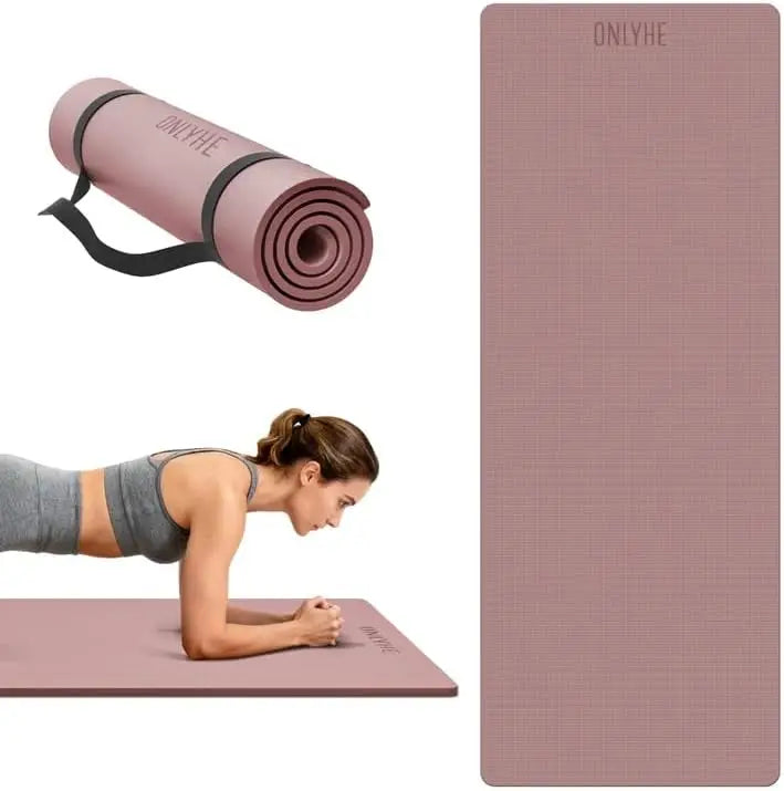 Extra Thick Yoga Mat TPE Anti-Slip for Fitness and Travel