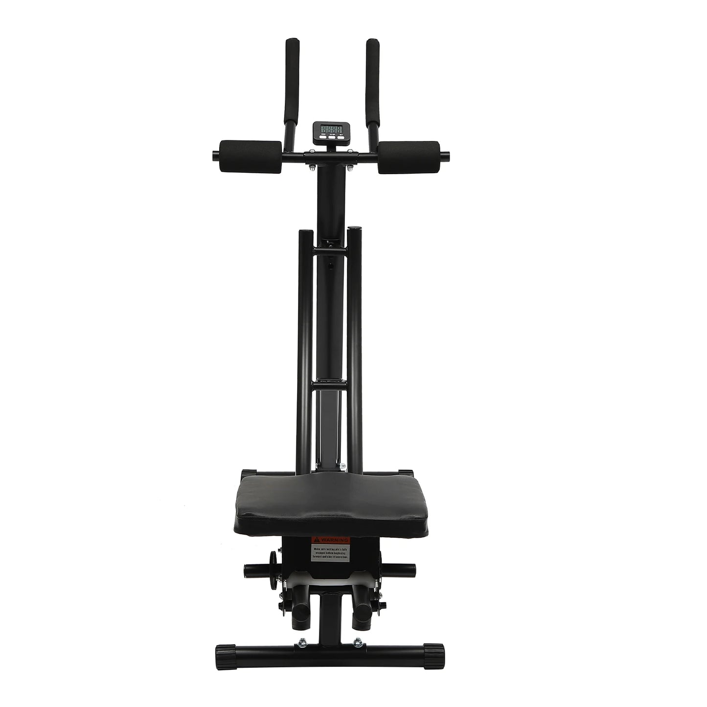 Ab Exercise, Ab Machine, Foldable Crunch Trainer, Dual Track 40° Curved Design, Multi-Functional Abs Core Fitness Equipment, LED Display for Workout Time, Black Home Gym Abdominal Trainer, Waist Arm Leg Glutes Body Sculpting