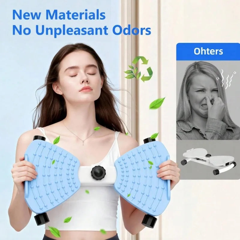 Twist Waist Disc Board with Resistance Bands, Multifunctional Home Fitness Equipment, Waist‑Twisting Exercise Platform for Leg Hip Abdominal Workout and Body Shaping