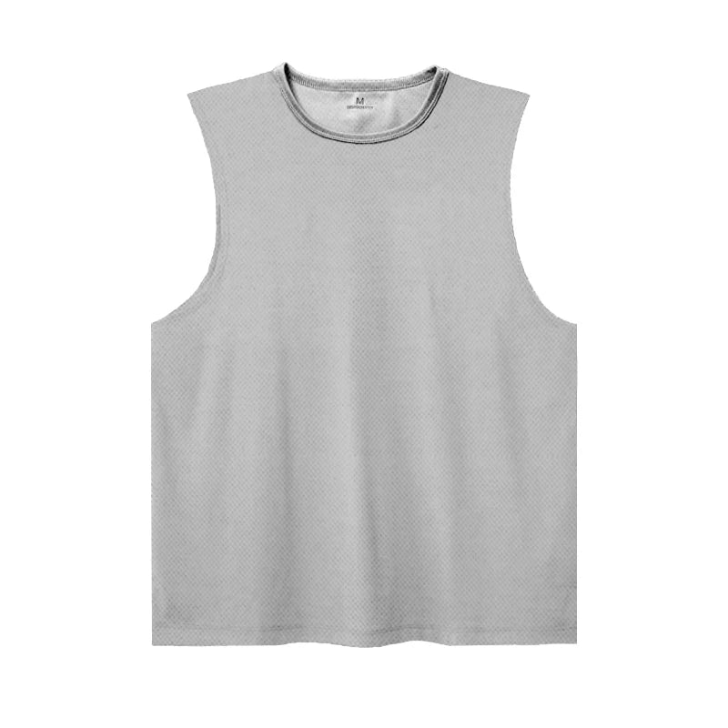 Summer Ice Silk Running Vest for Men
