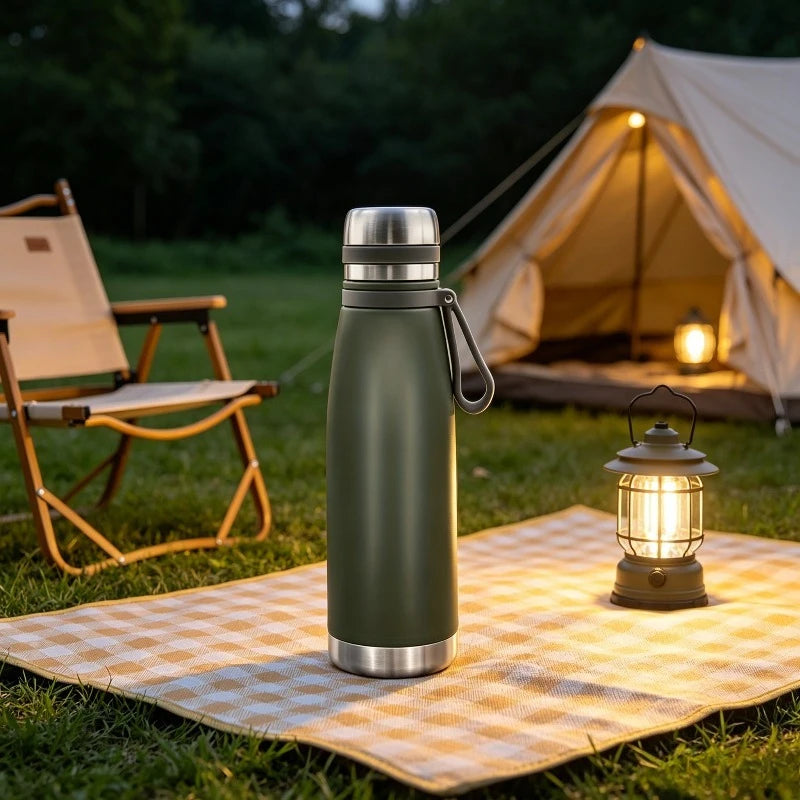 Wide Mouth Insulated Stainless Steel Thermos for Travel and Commuting