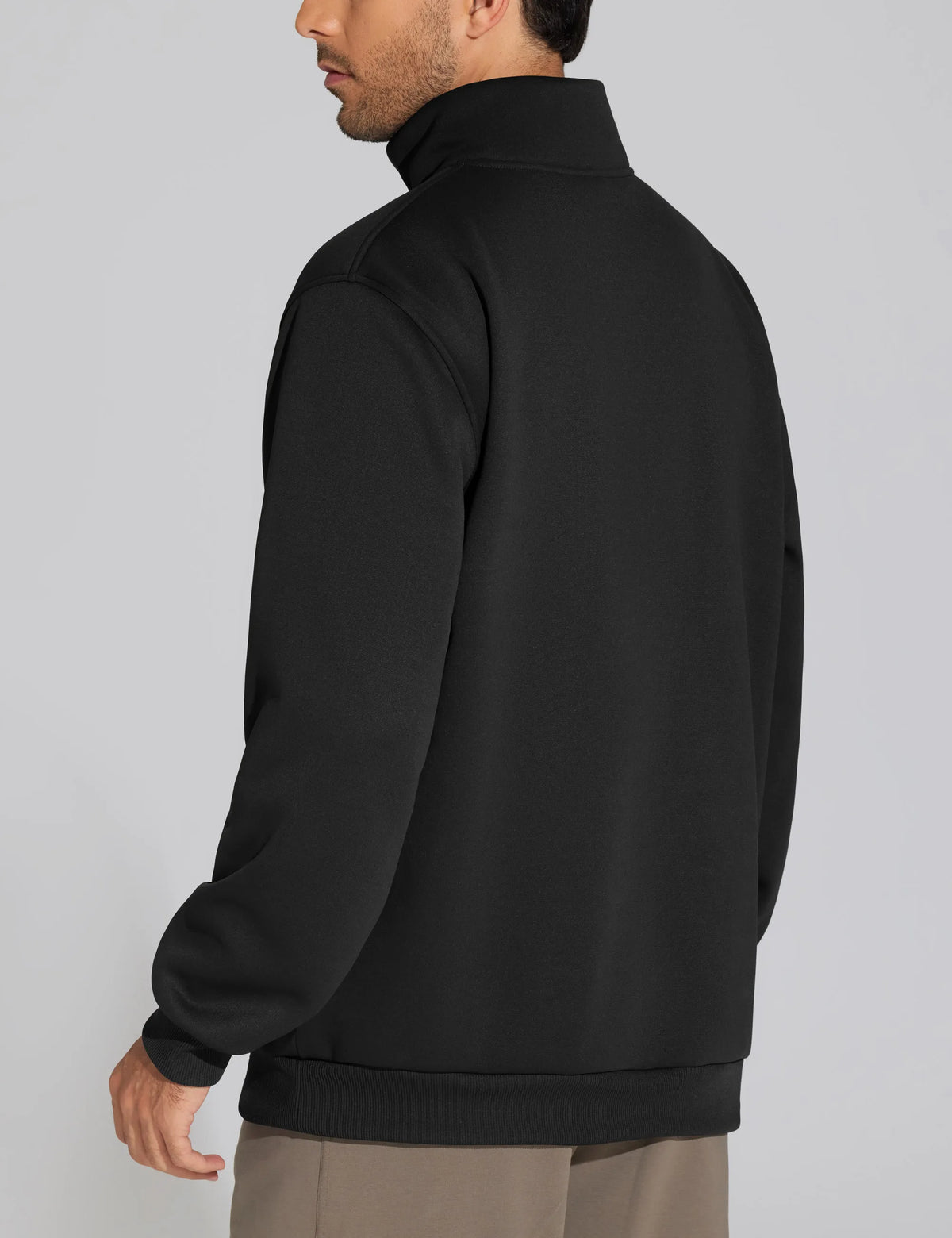 THE GYM PEOPLE Men's Half Zip Fleece Workout Pullover Sweatshirt