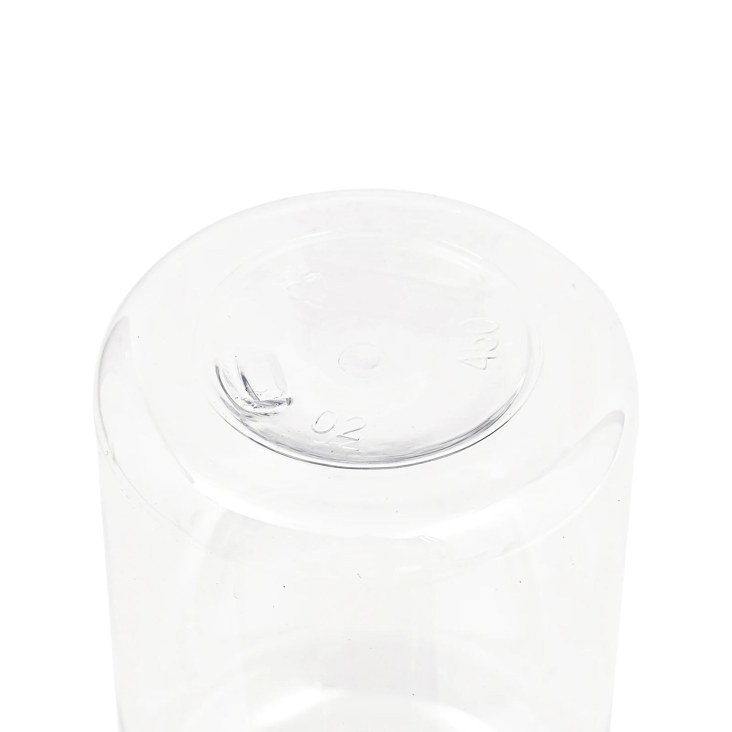 Clear Milk Tea Bottles With Straw Hole Reusable PET Jars