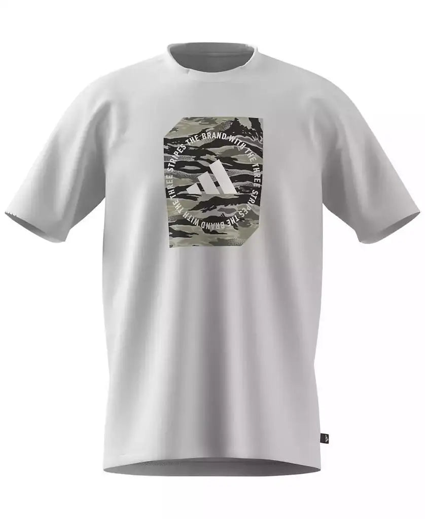 Adidas Men's Camouflage Running T Shirt for Athletes