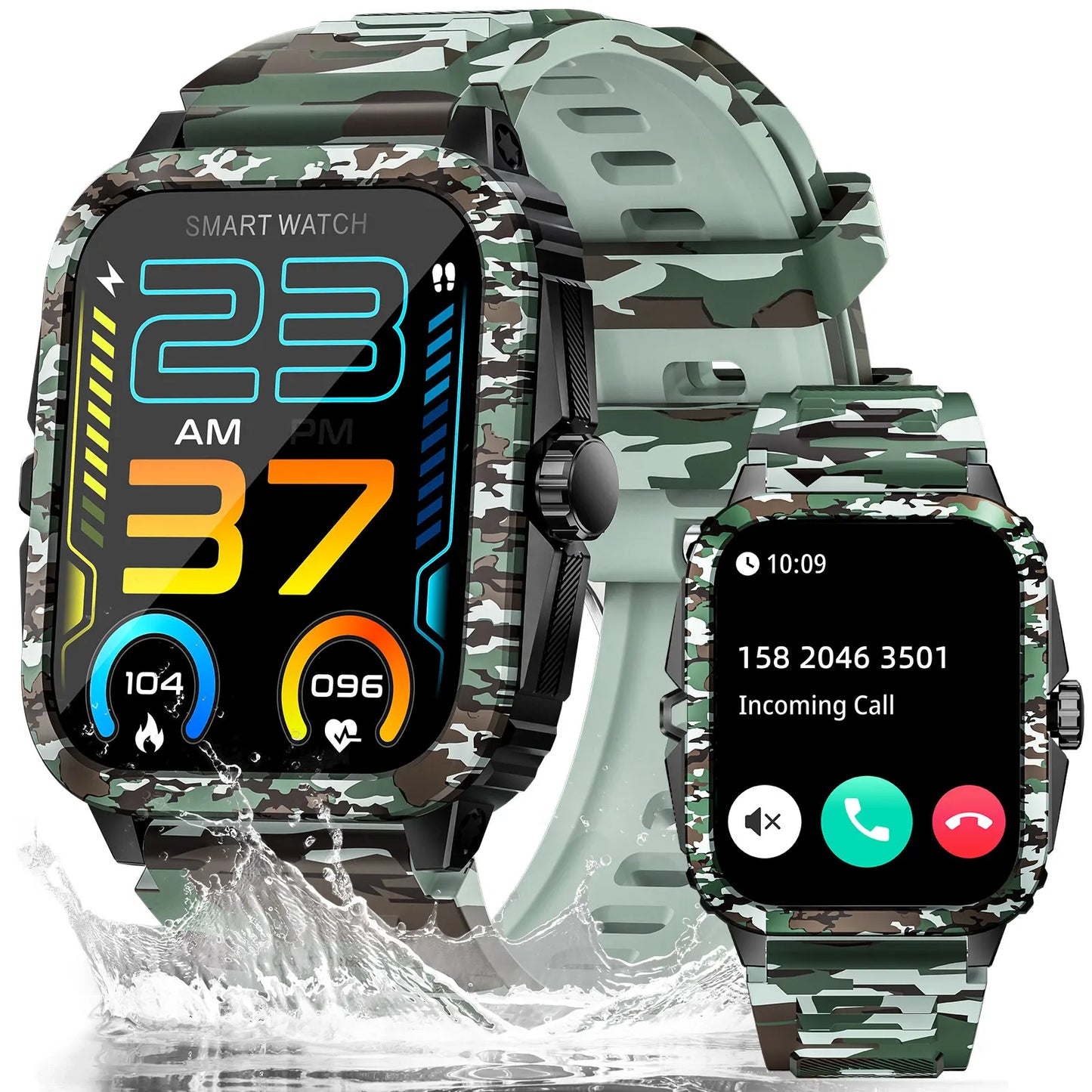 LaNikar Smart Watch KT71 3ATM Waterproof Fitness Tracker