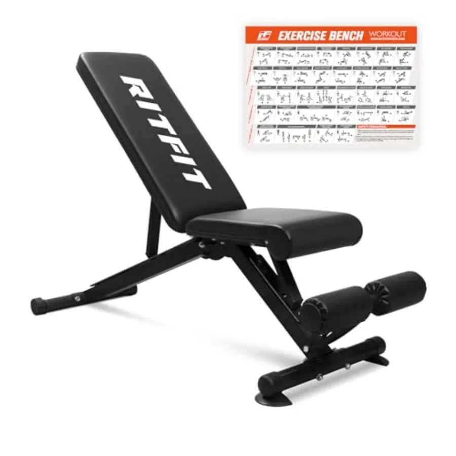 Adjustable Foldable Utility Weight Bench For Home Gym Strength Training