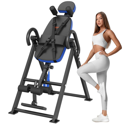 SucceBuy Inversion Table Heavy Duty Decompression Back Stretcher Headrest