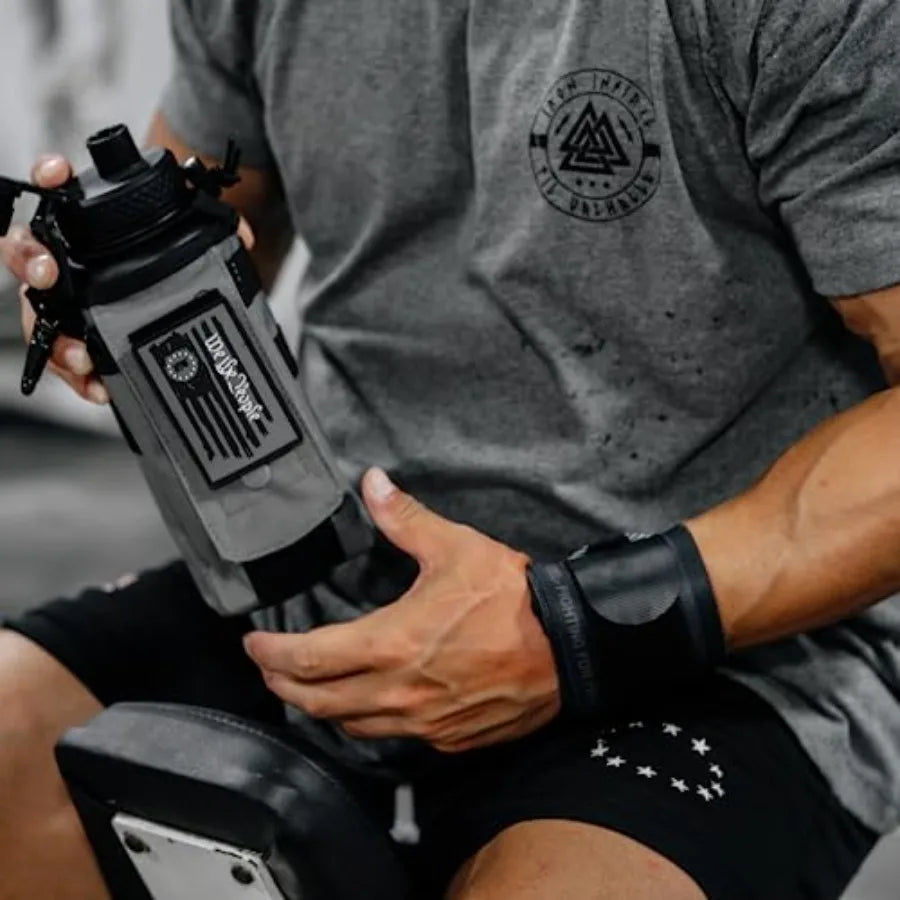 Battle Bottle Insulated Stainless Steel Water Bottle With Straw Lid