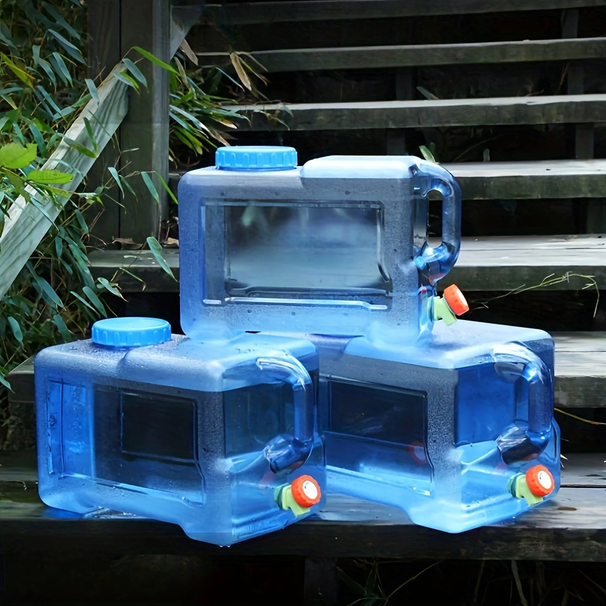 LYDHOOME Portable Water Storage Tank With Faucet For Camping
